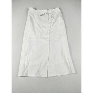 Evidnt Los Angeles Midi Skirt White Medium Classiccore Bohochic Lagenlook Hippie